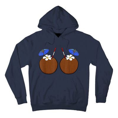 Coconut Bra Summer Season Swimming Beach Lover Tall Hoodie