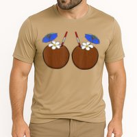 Coconut Bra Summer Season Swimming Beach Lover Cooling Performance Crew T-Shirt