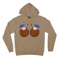 Coconut Bra Summer Season Swimming Beach Lover Hoodie