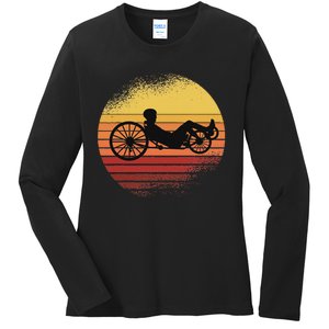 Cool Bike Sport For Recumbent Bikers Ladies Long Sleeve Shirt