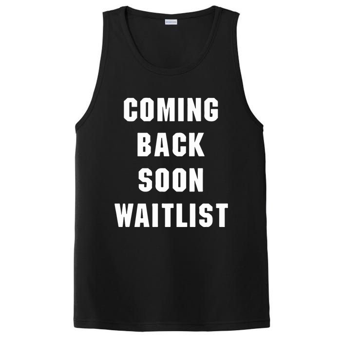 Coming Back Soon Waitlist PosiCharge Competitor Tank