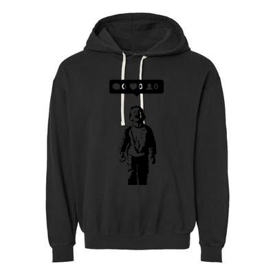 Crying Boy Social Media Attention Garment-Dyed Fleece Hoodie