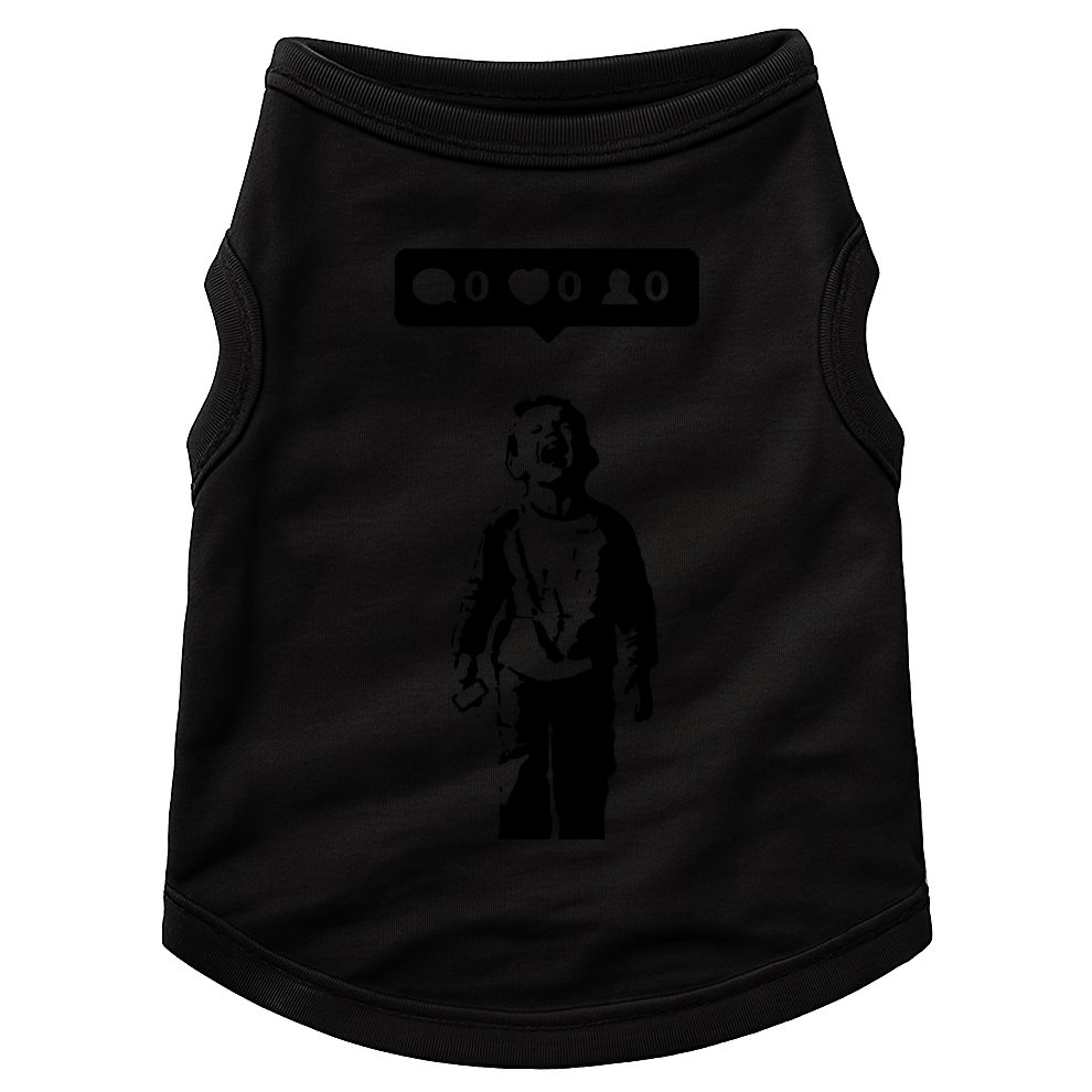Crying Boy Social Media Attention Doggie Tank