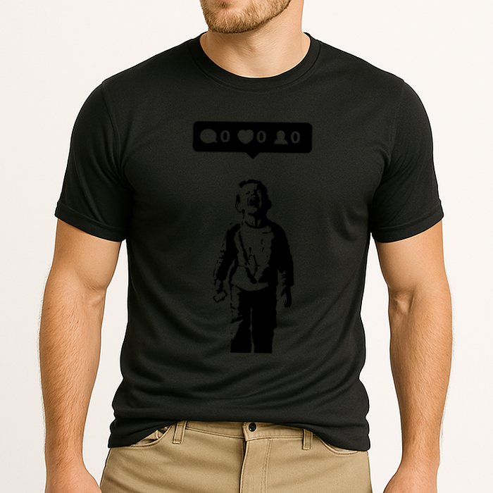 Crying Boy Social Media Attention Performance Shirt
