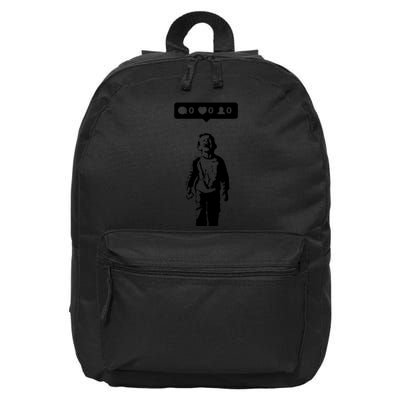 Crying Boy Social Media Attention 16 in Basic Backpack