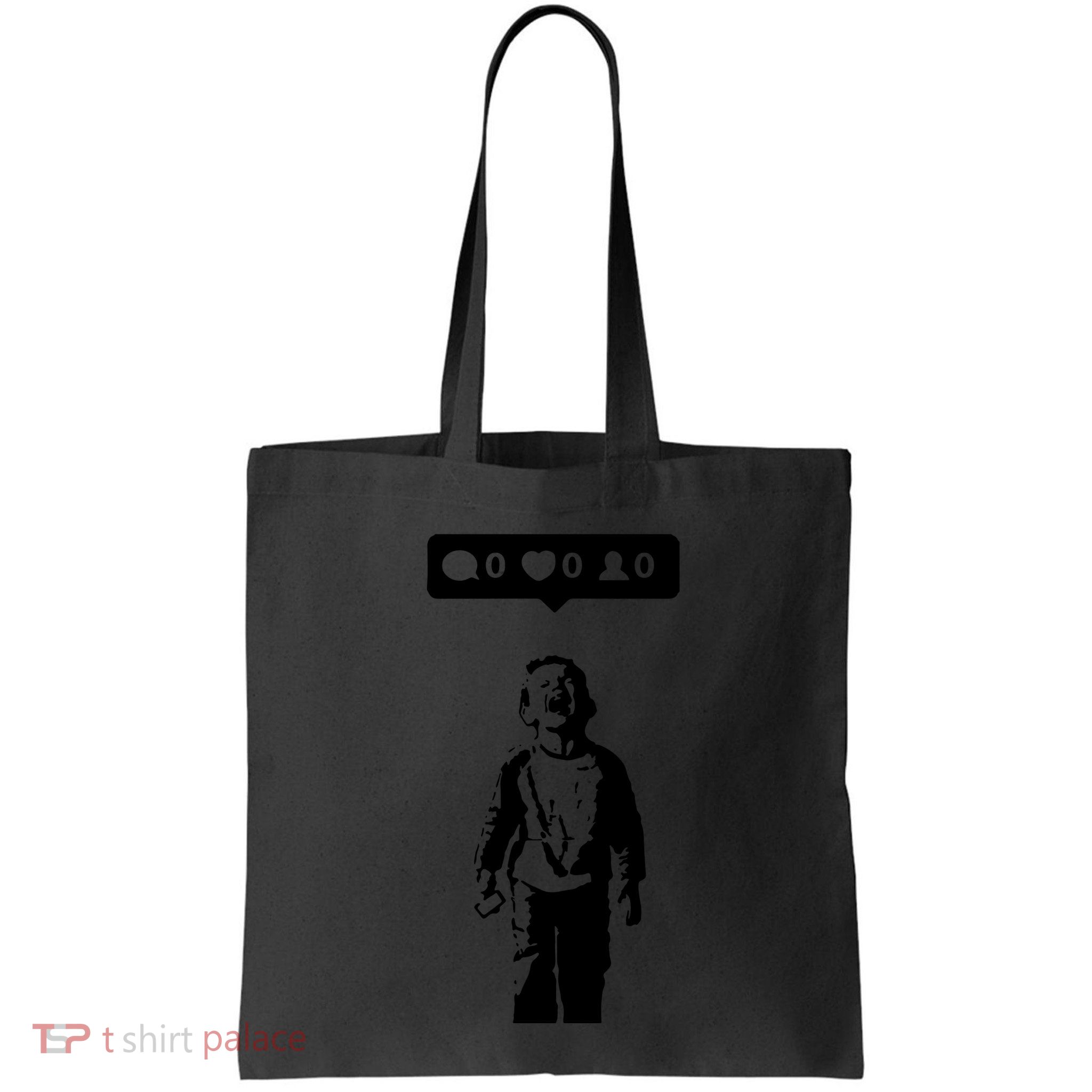 Crying Boy Social Media Attention Bag