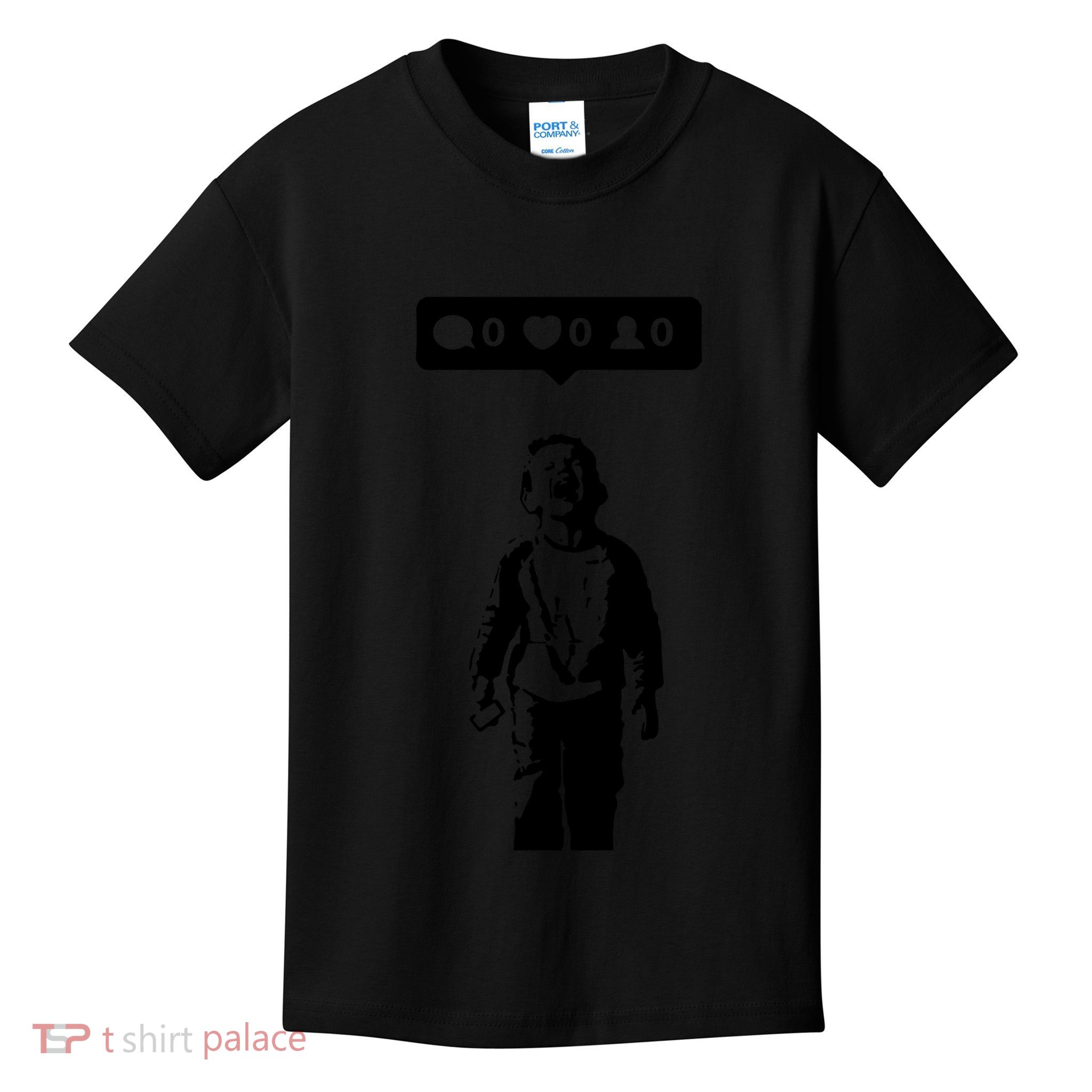 Crying Boy Social Media Attention Kids T-Shirt
