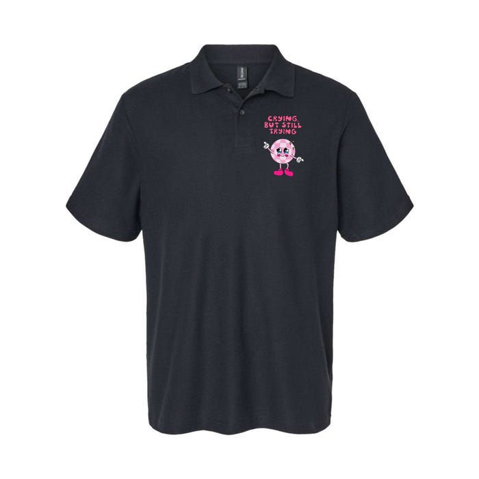 Crying But Still Trying Apparel Polo