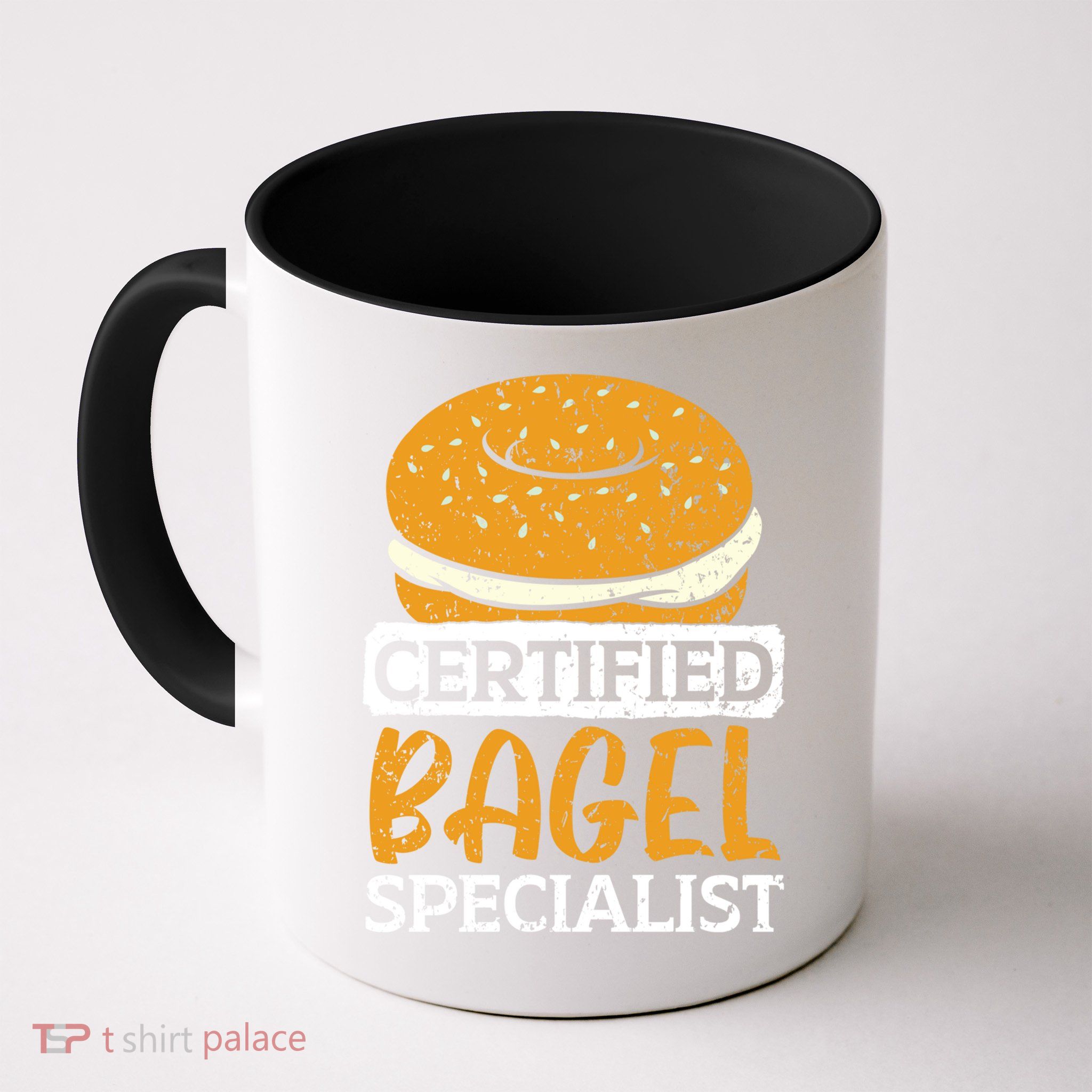 Certified Bagel Specialist Foodie Bread Lover Bakery Food Gift Mug