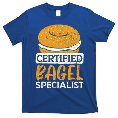 Certified Bagel Specialist Foodie Bread Lover Bakery Food Gift T-Shirt