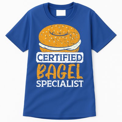 Certified Bagel Specialist Foodie Bread Lover Bakery Food Gift Tall T-Shirt