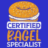 Certified Bagel Specialist Foodie Bread Lover Bakery Food Gift Womens T-Shirt