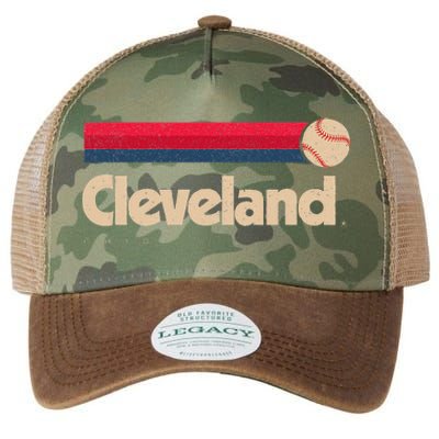 Cleveland Baseball Softball City Ohio Retro Cleveland Legacy Tie Dye Trucker Hat