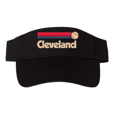 Cleveland Baseball Softball City Ohio Retro Cleveland Valucap Bio-Washed Visor