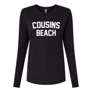 Cousins Beach Summer Womens Cotton Relaxed Long Sleeve T-Shirt