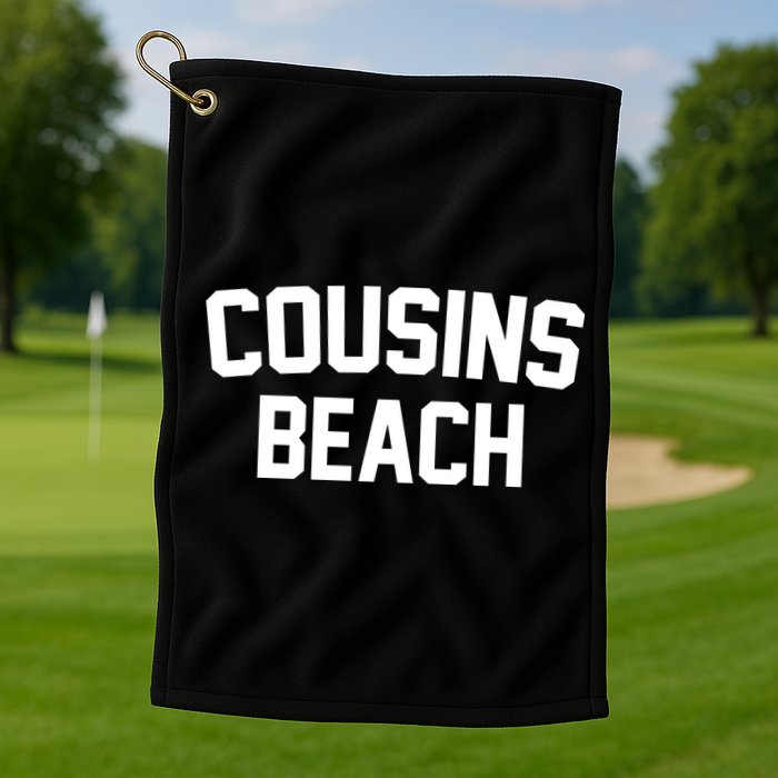Cousins Beach Summer Golf Towel