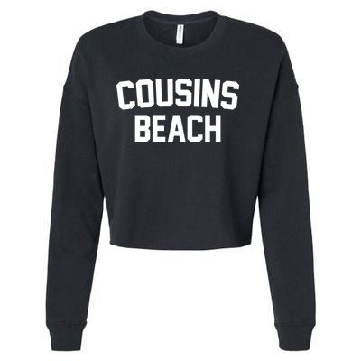 Cousins Beach Summer Cropped Pullover Crew