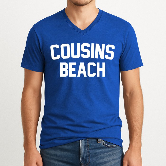 Cousins Beach Summer V-Neck T-Shirt