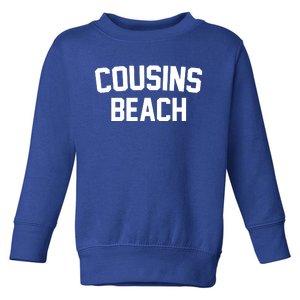 Cousins Beach Summer Toddler Sweatshirt