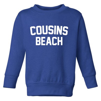 Cousins Beach Summer Toddler Sweatshirt