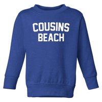 Cousins Beach Summer Toddler Sweatshirt