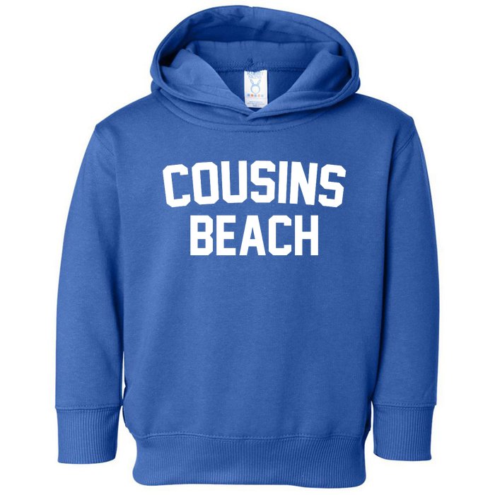 Cousins Beach Summer Toddler Hoodie