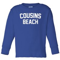 Cousins Beach Summer Toddler Long Sleeve Shirt