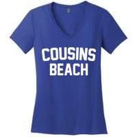 Cousins Beach Summer Women's V-Neck T-Shirt