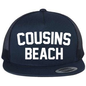 Cousins Beach Summer Flat Bill Trucker Hat