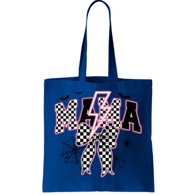 Coquette Bow Spooky Mama Halloween Gift Tote Bag