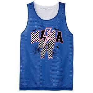 Coquette Bow Spooky Mama Halloween Gift Mesh Reversible Basketball Jersey Tank