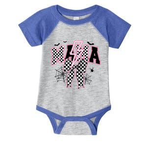 Coquette Bow Spooky Mama Halloween Gift Infant Baby Jersey Bodysuit