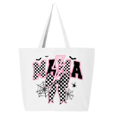 Coquette Bow Spooky Mama Halloween Gift 25L Jumbo Tote