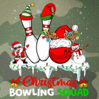 Christmas Bowling Squad Dabbing Santa Elf Bowling Tools Legacy Tie Dye Trucker Hat