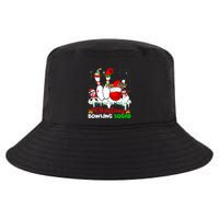 Christmas Bowling Squad Dabbing Santa Elf Bowling Tools Cool Comfort Performance Bucket Hat