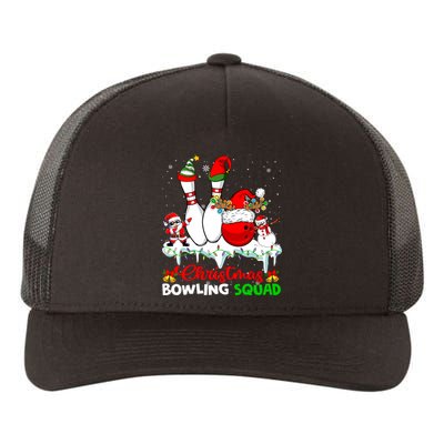 Christmas Bowling Squad Dabbing Santa Elf Bowling Tools Yupoong Adult 5-Panel Trucker Hat