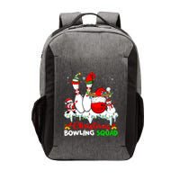 Christmas Bowling Squad Dabbing Santa Elf Bowling Tools Vector Backpack