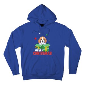 Cute Beagle Santa Dog Lovers Merry Christmas Xmas Design Gift Hoodie