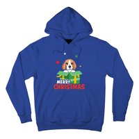 Cute Beagle Santa Dog Lovers Merry Christmas Xmas Design Gift Hoodie