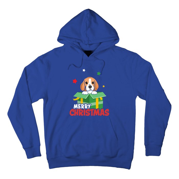 Cute Beagle Santa Dog Lovers Merry Christmas Xmas Design Gift Hoodie