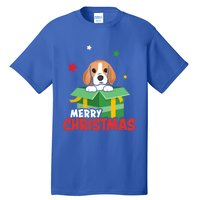 Cute Beagle Santa Dog Lovers Merry Christmas Xmas Design Gift Tall T-Shirt