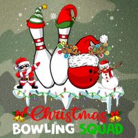 Christmas Bowling Squad Dabbing Santa Elf Bowling Tools Gift Legacy Tie Dye Trucker Hat