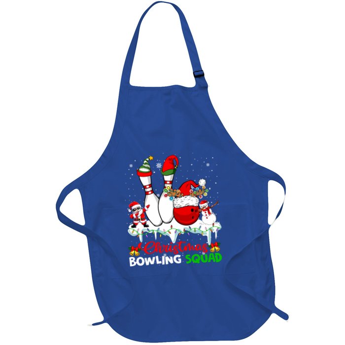 Christmas Bowling Squad Dabbing Santa Elf Bowling Tools Gift Apron