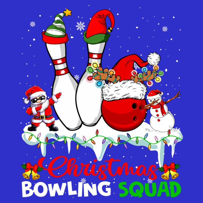 Christmas Bowling Squad Dabbing Santa Elf Bowling Tools Gift Apron
