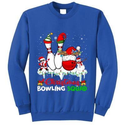Christmas Bowling Squad Dabbing Santa Elf Bowling Tools Gift Sweatshirt