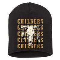 Childers Bull Skull Leopard Cow Skulls Bluegrass Music Short Acrylic Beanie