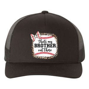 Cute Baseball Sister Thats My Brother Out There Yupoong Adult 5-Panel Trucker Hat