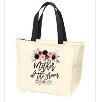 Cute Bridal Shower Wedding Flower Design Mother Of The Groom Zip Tote Bag