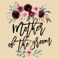 Cute Bridal Shower Wedding Flower Design Mother Of The Groom Zip Tote Bag