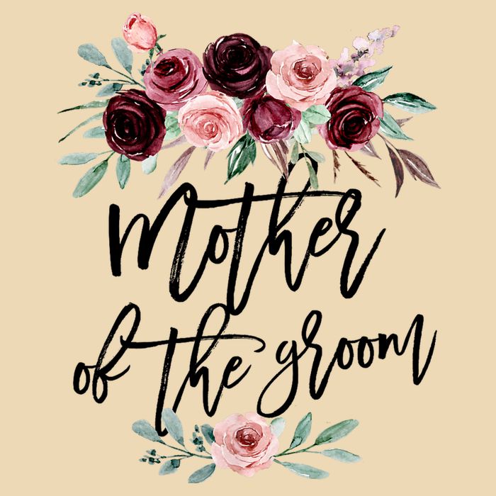 Cute Bridal Shower Wedding Flower Design Mother Of The Groom Zip Tote Bag